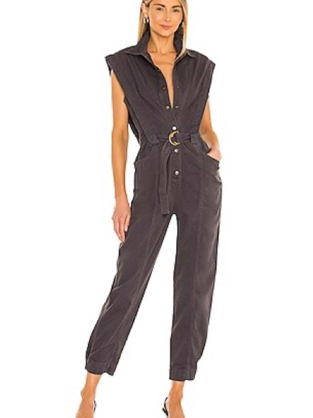 NWT Noam hanoch lanux jumpsuit charcoal small